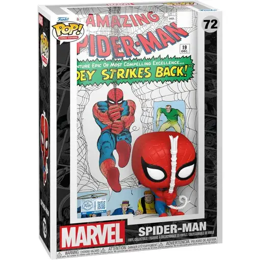 Figura Funko Pop! Comic Covers Marvel Spider-Man Modelo 72 | 87174 Edición Especi