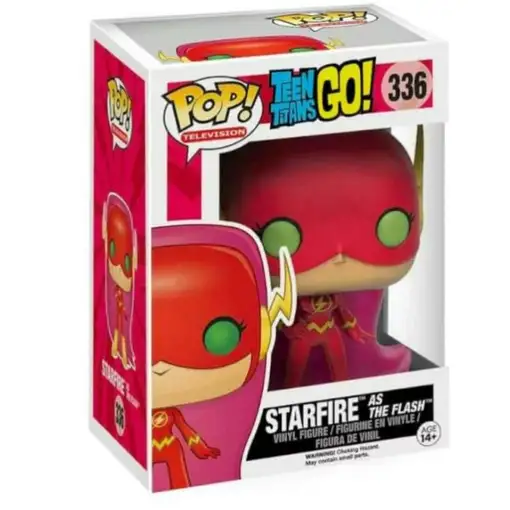Figura Funko Pop! Televisión Jóvenes titanes en acción Starfire como The Flash 33
