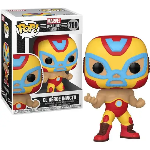 Figura Funko Pop! Marvel Lucha Libre El Héroe Invicto (Iron Man) Modelo 709 | 538