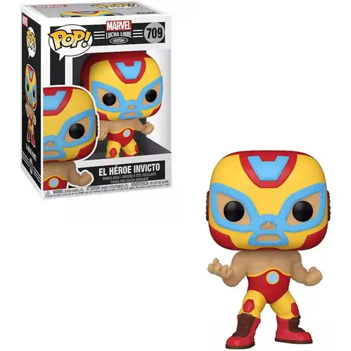 Figura Funko Pop! Marvel Lucha Libre El Héroe Invicto (Iron Man) Modelo 709 | 538