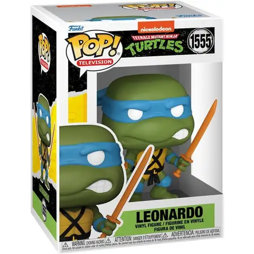 Figura Funko Pop! Nickelodeon Teenage Mutant Tortugas Ninja Leonardo Modelo 1555|