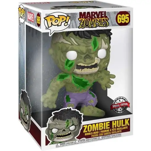 Figura Funko Pop! Marvel Zombies Zombie Hulk Modelo 695 | 51654 Gigante 25 cms Ed