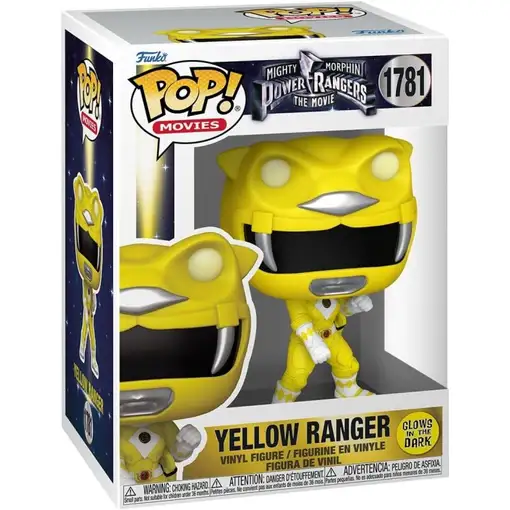 Figura Funko Pop! Televisión Power Rangers Ranger Amarillo Modelo 1781 | 81199