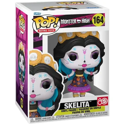 Figura Funko Pop! Juguetes Retro Monster High Skelita Modelo 164 | 86572