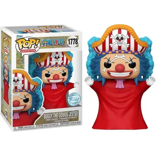 Figura Funko Pop! Animación One Piece Buggy The Genio Jester Modelo 1778 | 82834