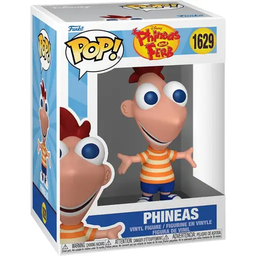 Figura Funko Pop! Disney Phineas & Ferb Phineas Modelo 1629 | 86693