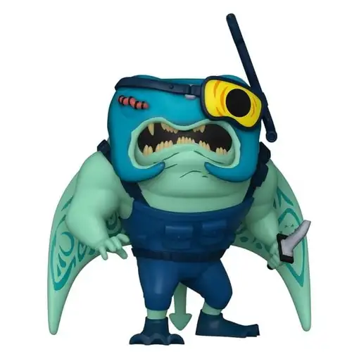 Figura Funko Pop! Nickelodeon Teenage Mutant Tortugas Ninja Ray Fillet Modelo 139