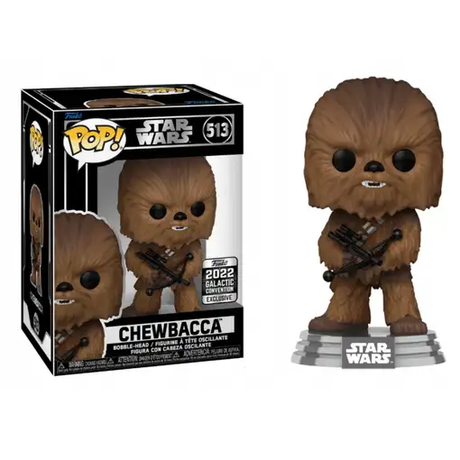 Figura Funko Pop! Star Wars Chewbacca Modelo 513 | 64127 Edición Exclusiva de Fun