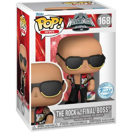 Figura Funko Pop! WWE The Rock Final Boss Modelo 168 | 85992