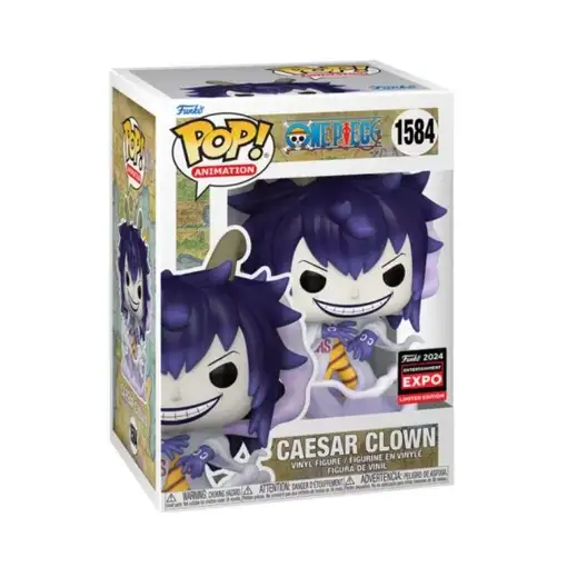 Figura Funko Pop! Animación One Piece Caesar Clown Modelo 1584 | 76839 Edición Li
