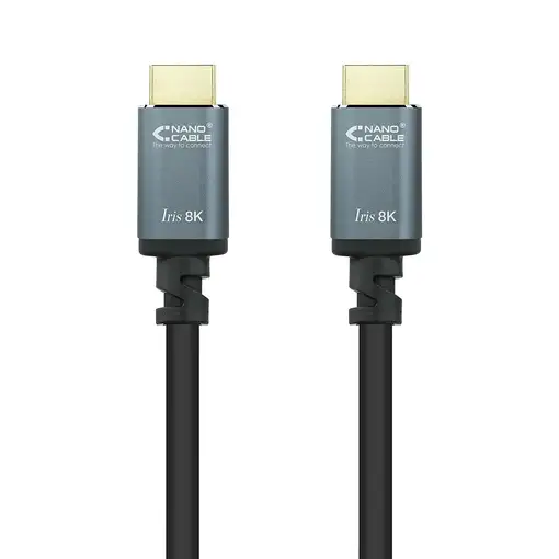 Nanocable Cable HDMI 2.1 IRIS 8K A/M-A/M, Negro, 1 Metros