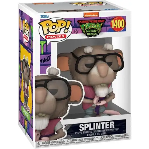 Figura Funko Pop! Nickelodeon Comic Teenage Mutant Tortugas Ninja Splinter Modelo