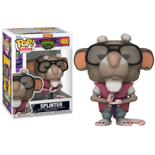 Figura Funko Pop! Nickelodeon Comic Teenage Mutant Tortugas Ninja Splinter Modelo