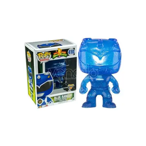 Figura Funko Pop! Televisión Power Rangers Ranger Azul Edición Especial Modelo 41