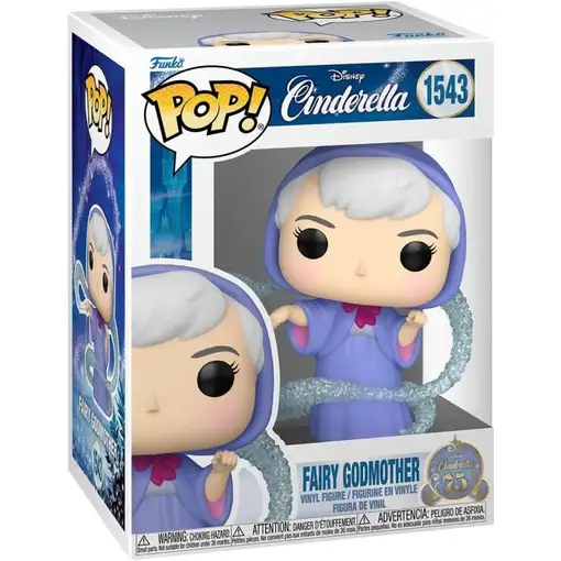 Figura Funko Pop! Disney Cenicienta Hada Madrina 75 Aniversario Modelo 1543 | 834