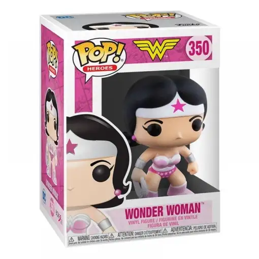 Figura Funko Pop! Héroes Wonder Woman Modelo 350 | 49989 Edición apoyo lucha cánc