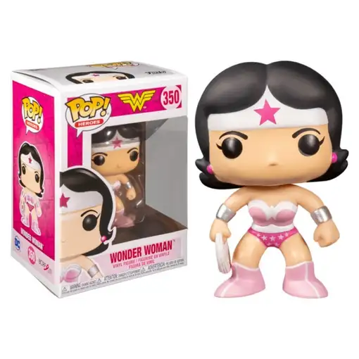 Figura Funko Pop! Héroes Wonder Woman Modelo 350 | 49989 Edición apoyo lucha cánc