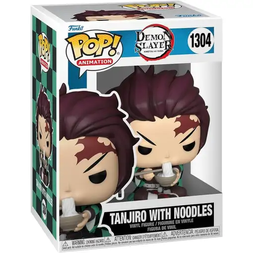 Figura Funko Pop! Demon Slayer Tanjiro con Noodles Modelo 1304 | 57346