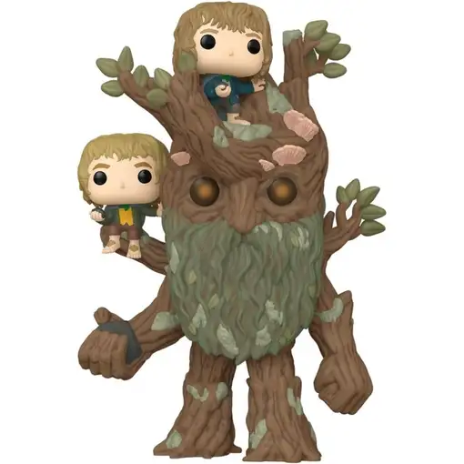 Figura Funko Pop! Películas El Señor de los Anillos TreeBeard con Marry y Pippin