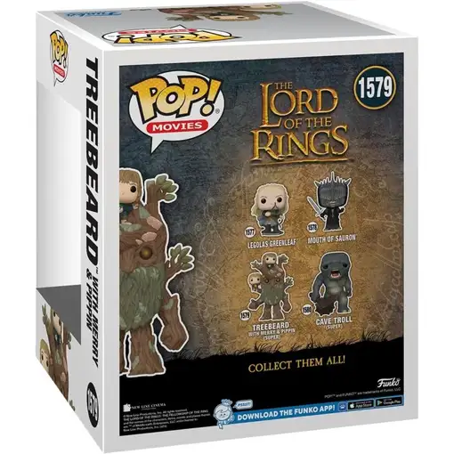 Figura Funko Pop! Películas El Señor de los Anillos TreeBeard con Marry y Pippin