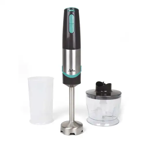 JATA JEBT1790 licuadora Batidora de inmersión 800 W Negro, Azul, Acero inoxidable