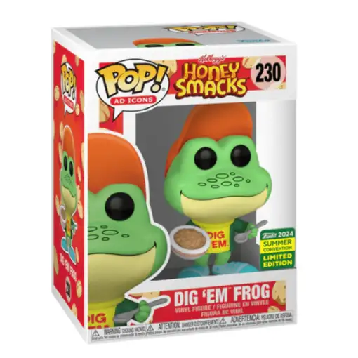 Figura Funko Pop! Iconos Kellogg´s Honney Smacks Dig Em´ Frog Modelo 230 | 78320