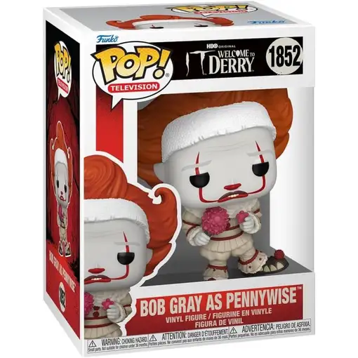 Figura Funko Pop! Películas It Welcome to Derry Bob Gray como Pennywise Modelo 18