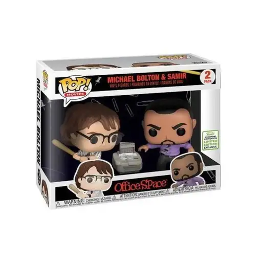 Figura Funko Pop! Películas Office Space Michael Bolton & Samir Pack-2 | 36968 Ed