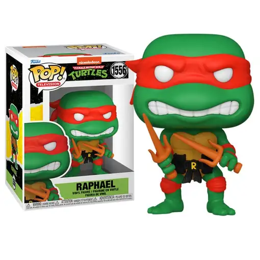 Figura Funko Pop! Nickelodeon Teenage Mutant Tortugas Ninja Raphael Modelo 1556|