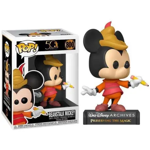 Figura Funko POP! Disney Archives 50º Aniversario Mickey Beanstalk Modelo 800 | 4