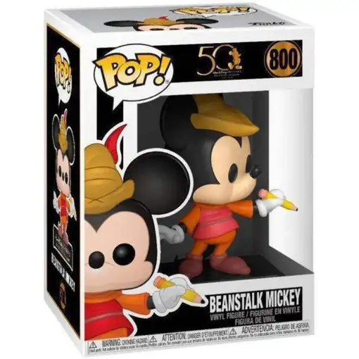 Figura Funko POP! Disney Archives 50º Aniversario Mickey Beanstalk Modelo 800 | 4