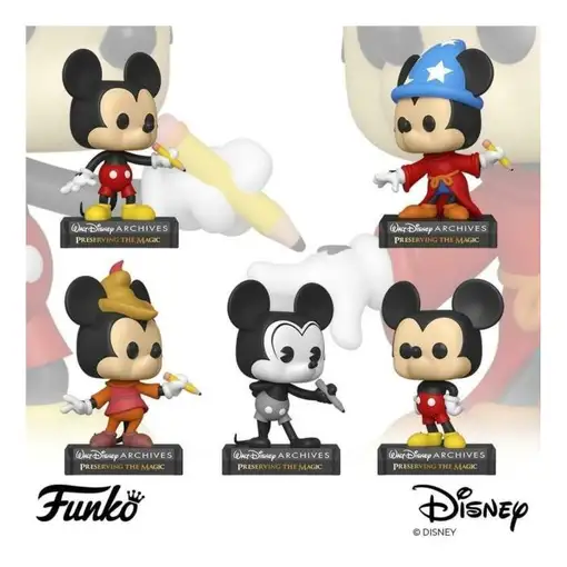 Figura Funko POP! Disney Archives 50º Aniversario Mickey Beanstalk Modelo 800 | 4