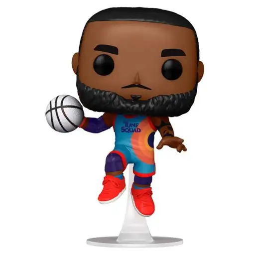 Figura Funko Pop! Películas Space Jam 2 Lebron James (balón plateado) Modelo 1059 Figura Funko Pop! Películas Space Jam 2 Lebron James (balón plateado) Modelo 1059
