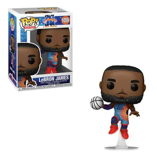 Figura Funko Pop! Películas Space Jam 2 Lebron James (balón plateado) Modelo 1059