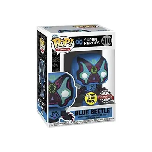 Figura Funko Pop! Día de los Muertos Blue Beetle (Escarabajo Azul) Modelo 410 | 5