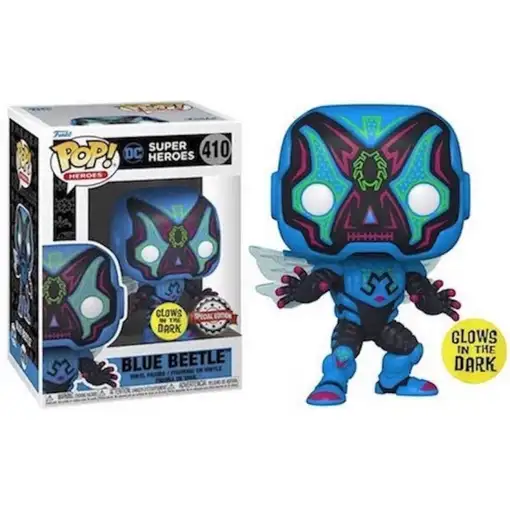 Figura Funko Pop! Día de los Muertos Blue Beetle (Escarabajo Azul) Modelo 410 | 5