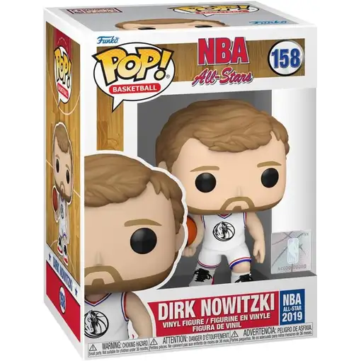 Figura Funko Pop! Baloncesto NBA All Stars Dirk Nowitzki Modelo 158 | 67488