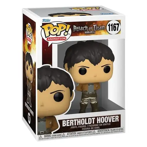 Figura Funko Pop! Animación El Ataque de los Titanes Bertholdt Hoover Modelo 1167