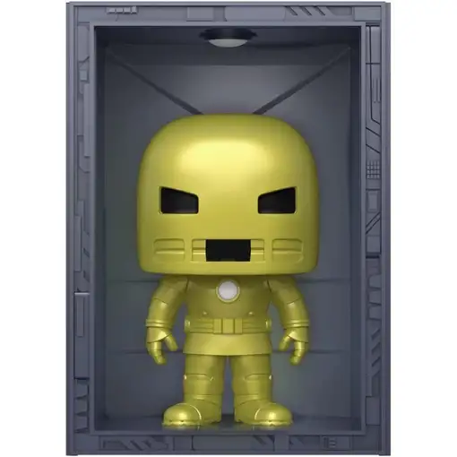 Figura Funko Pop! Deluxe Marvel Salón de Armaduras Iron Man Modelo 1 Armadura Dor Figura Funko Pop! Deluxe Marvel Salón de Armaduras Iron Man Modelo 1 Armadura Dor