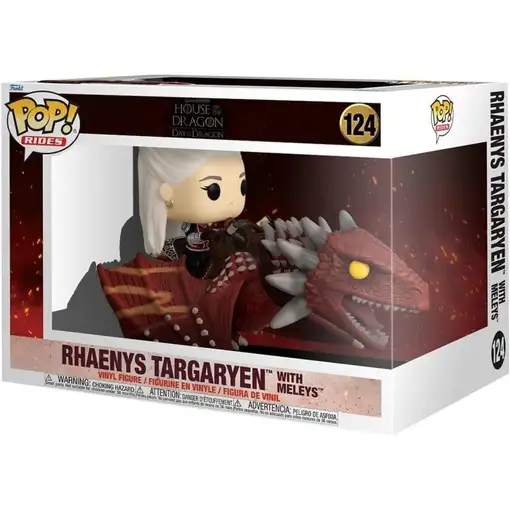 Figura Funko Pop! Rides La Casa del Dragón Rhaenys Targaryen con Meleys Modelo 12