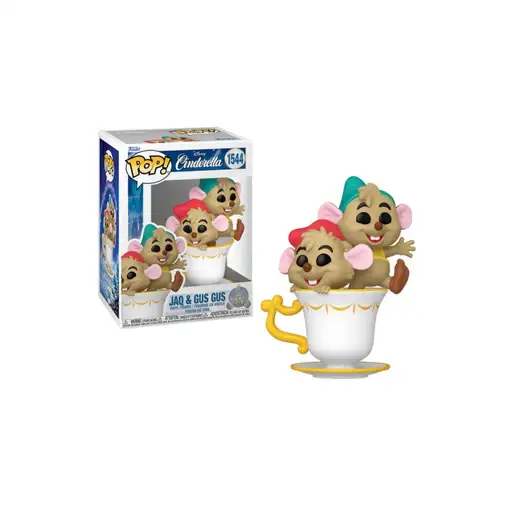 Figura Funko Pop! Disney Cenicienta Jaq y Gus Gus 75 Aniversario Modelo 1544 | 83