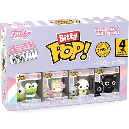 Pack de 4 Funko Bitty Pop! Sanrio Keroppi Modelo 85714