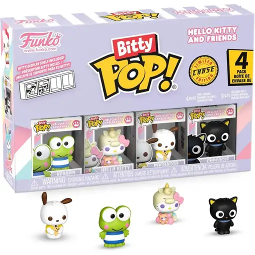 Pack de 4 Funko Bitty Pop! Sanrio Keroppi Modelo 85714