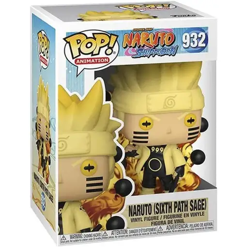 Figura Funko Pop! Animación Naruto Shippuden Naruto (Six Path Sage) Modelo 932 |