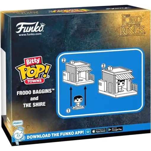 Pack Bitty Pop! Towns El Señor de los Anillos Frodo y la Comarca Modelo 1389 | 83