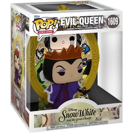 Figura Funko Pop! Deluxe Disney Blancanieves y los 7 Enanitos Reina Malvada con V