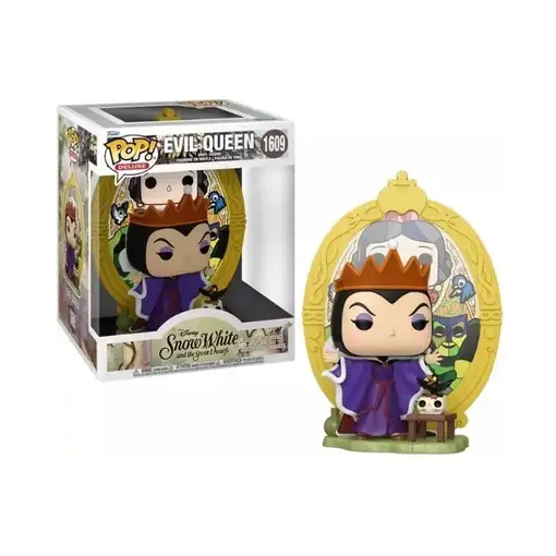 Figura Funko Pop! Deluxe Disney Blancanieves y los 7 Enanitos Reina Malvada con V