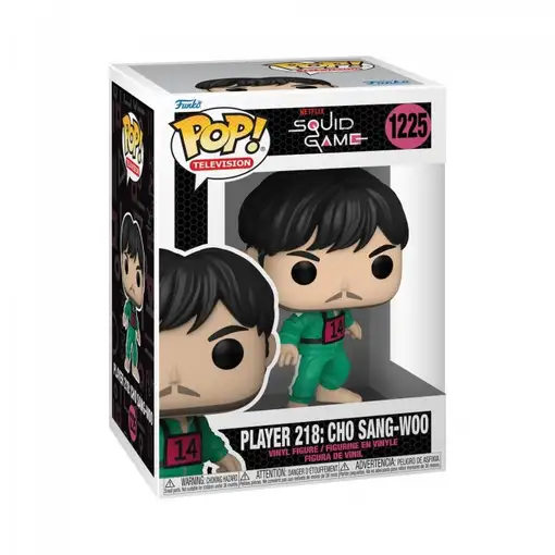 Figura Funko Pop! Televisión El Juego del Calamar Jugador 218 Cho Sang-Woo Modelo