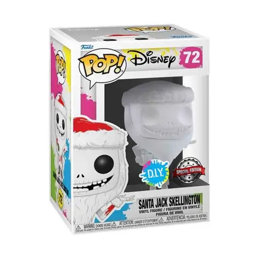 Figura Funko Pop! Disney Santa Jack Skellington Modelo 72 | 57961 Edición Especia