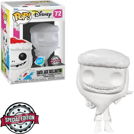 Figura Funko Pop! Disney Santa Jack Skellington Modelo 72 | 57961 Edición Especia